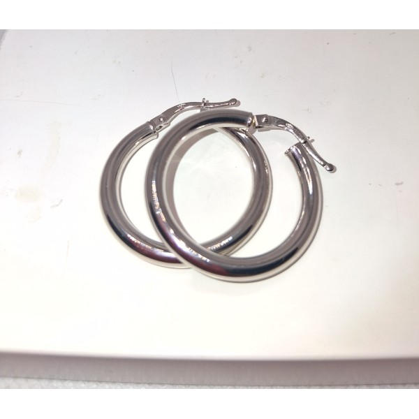pendientes oro blanco