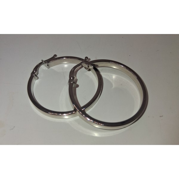 pendientes oro blanco