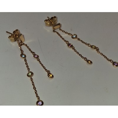 pendientes oro amarillo