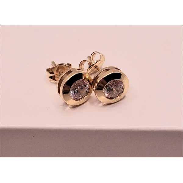 pendientes oro chaton