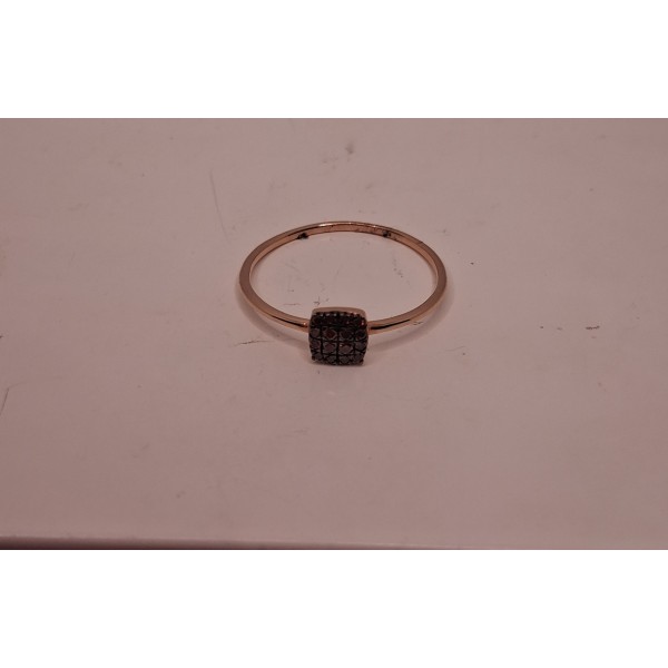 anillo oro brawn brillantes