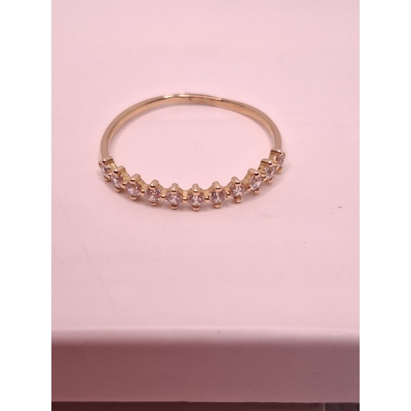 anillo oro amarillo con zc