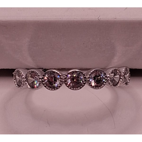 anillo oro blanco con zc