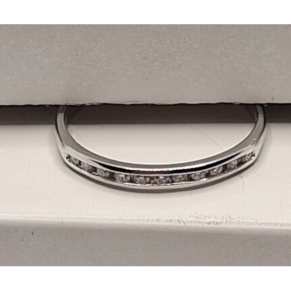 Anillo oro blanco
