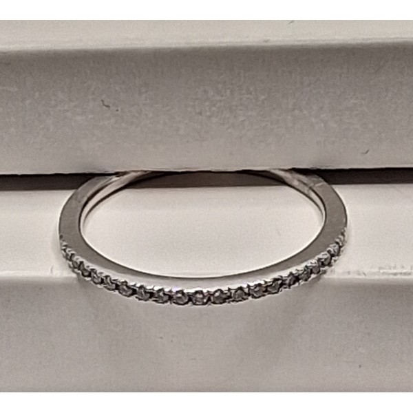 anillo oro blanco