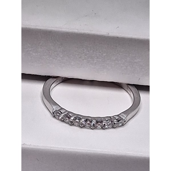 anillo oro blanco