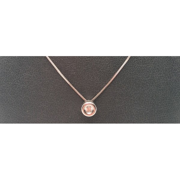 colgante oro con brillantes