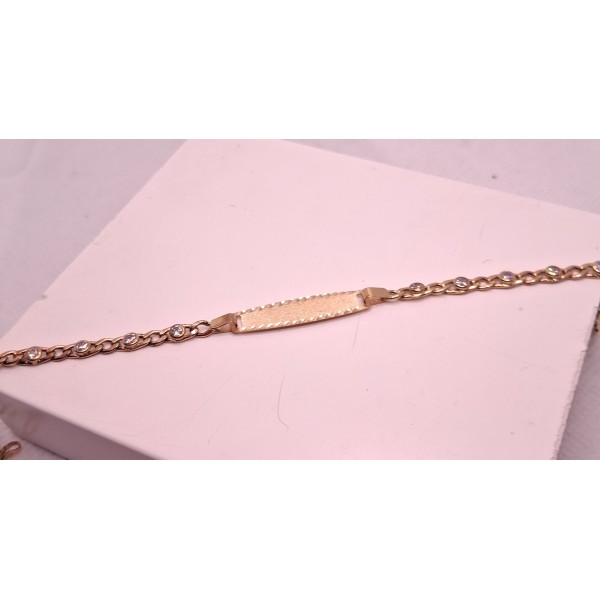 pulsera oro amarillo de 18 ktes