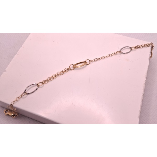 pulsera oro amarillo de 18 ktes