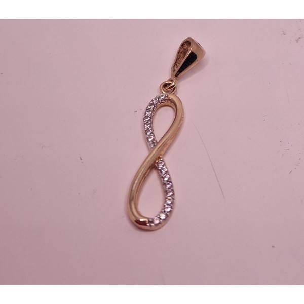 colgante oro con zc de 18 ktes
