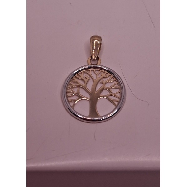 colgante oro Arbol de la vida de 18 ktes