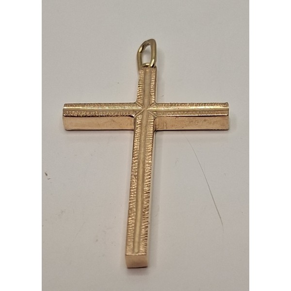 cruz oro amarillo de 18 ktes