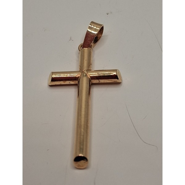 cruz oro amarillo de 18 ktes