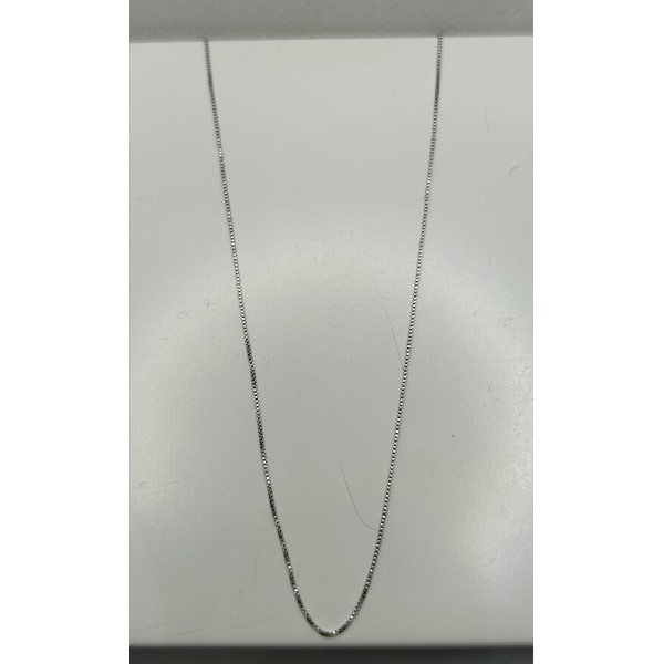 cadena de oro blanco, de 18ktes