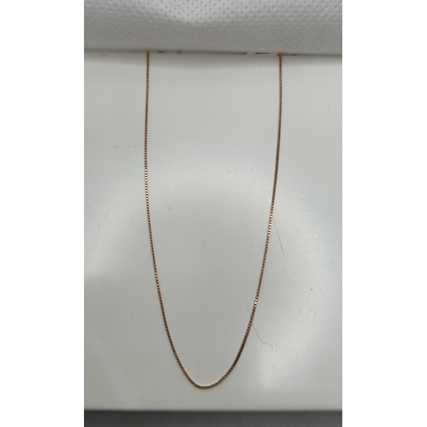 cadena de oro rosa, de 18ktes