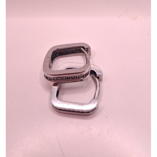 pendientes plata con zc
