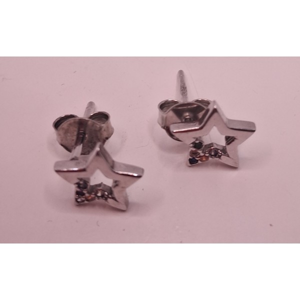 pendientes plata con zc