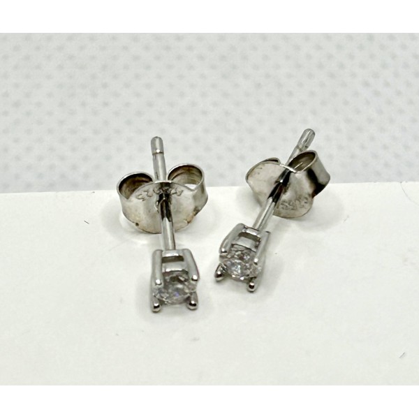 pendientes plata con zc