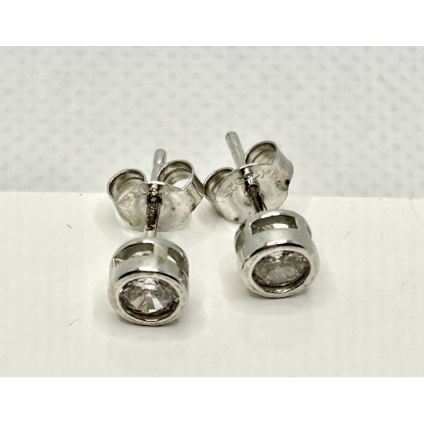 pendientes plata con zc