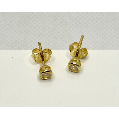 pendientes plata con zc chapados