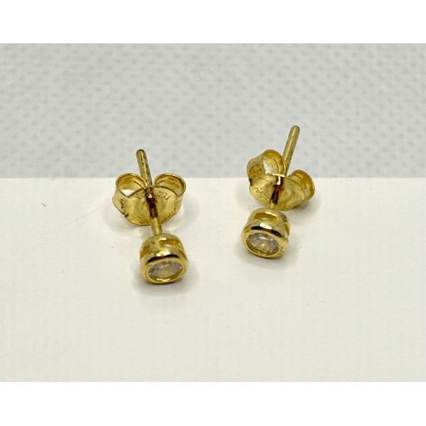 pendientes plata con zc chapados