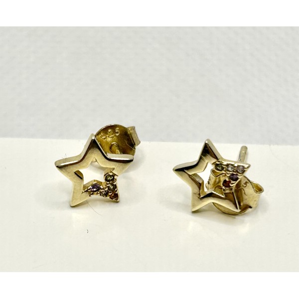 pendientes plata chapados