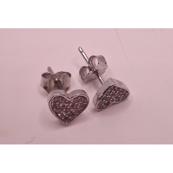 pendientes plata con zc