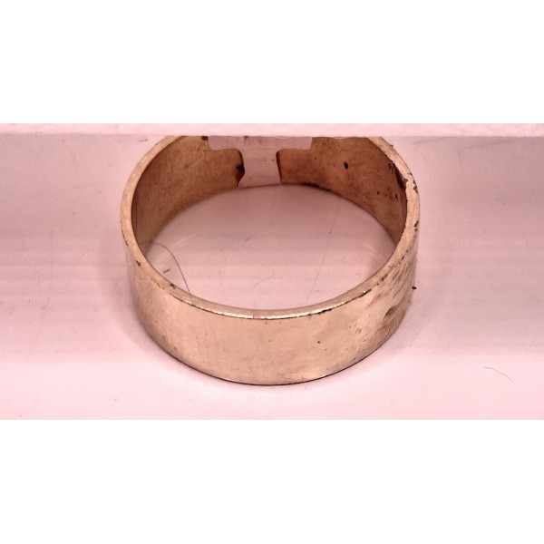 anillo de plata chapado