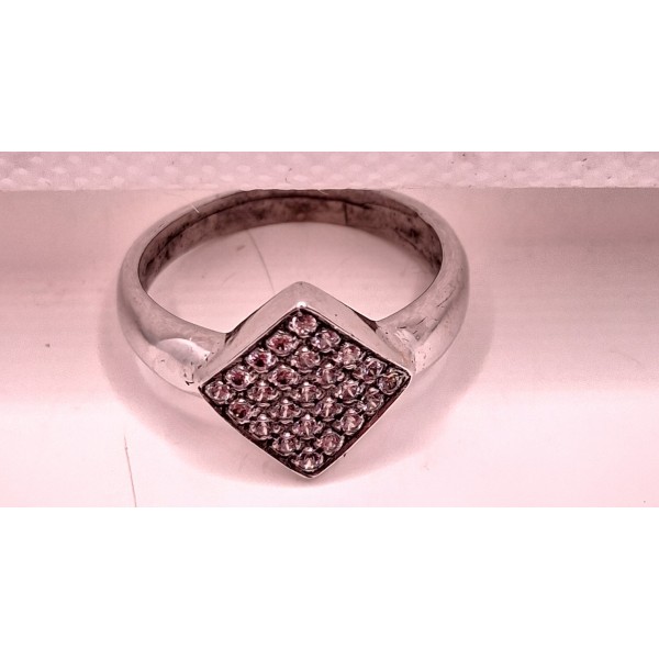 anillo de plata con zc